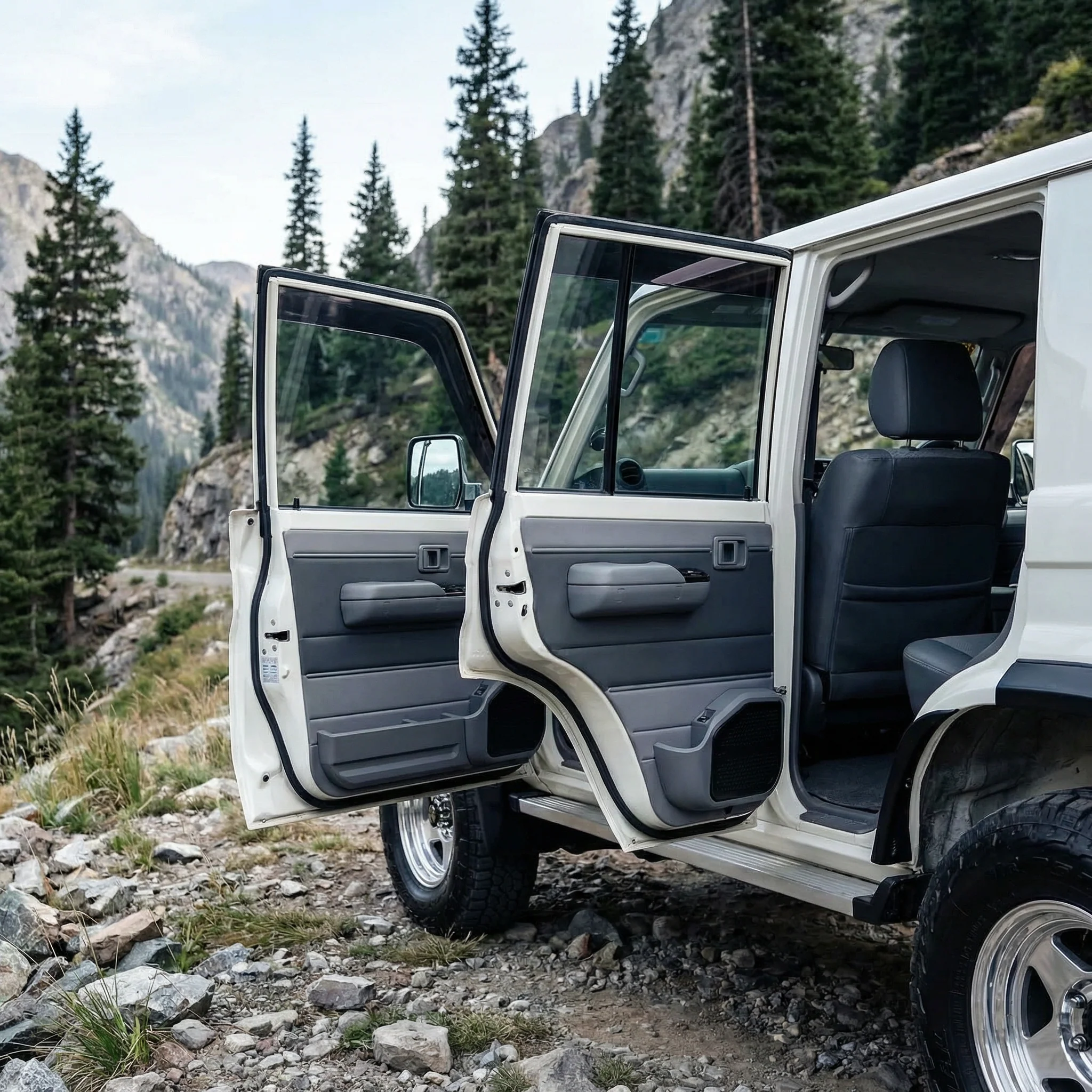 Front + Rear Speaker Door Pods with Pocket - Image 3